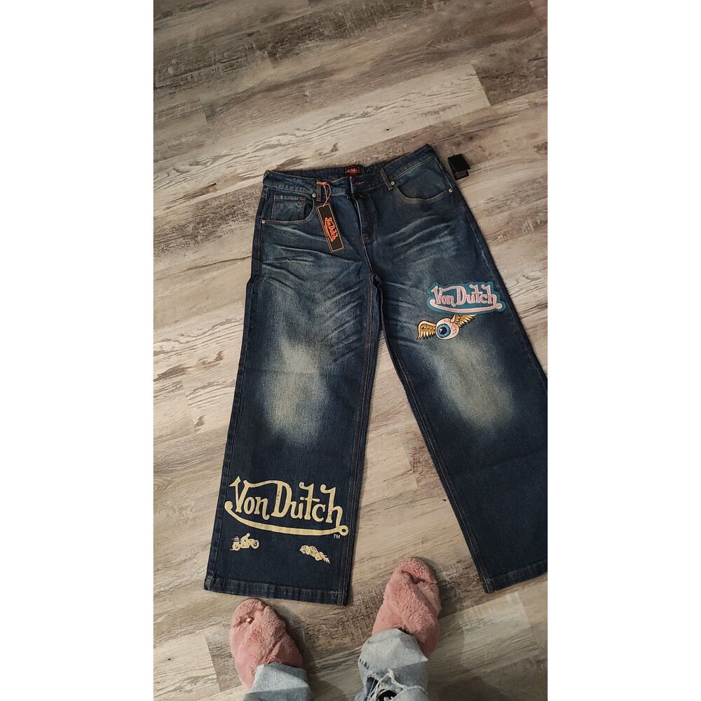 Von Dutch Eyeball Denim Pants